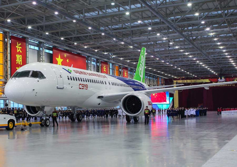 Число авиалайнеров в Китае превысит 10,3 тыс к 2038 году